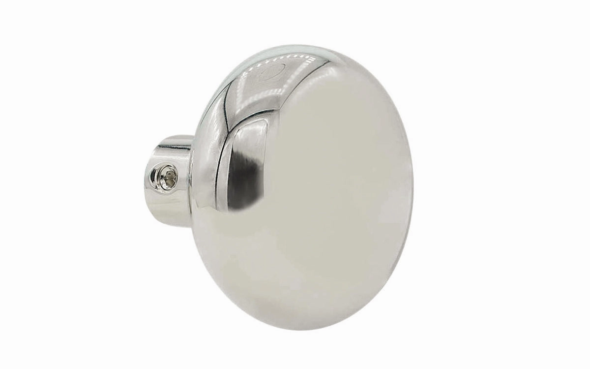 Single Brass Classic Smooth Doorknob