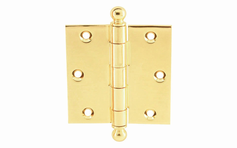 Single Classic Ball-Tip Door Hinge ~ 3-1/2" x 3-1/2"