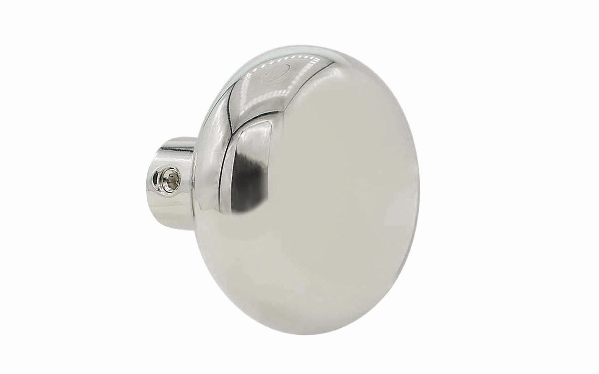 Single Solid Brass Core Classic Smooth Doorknob