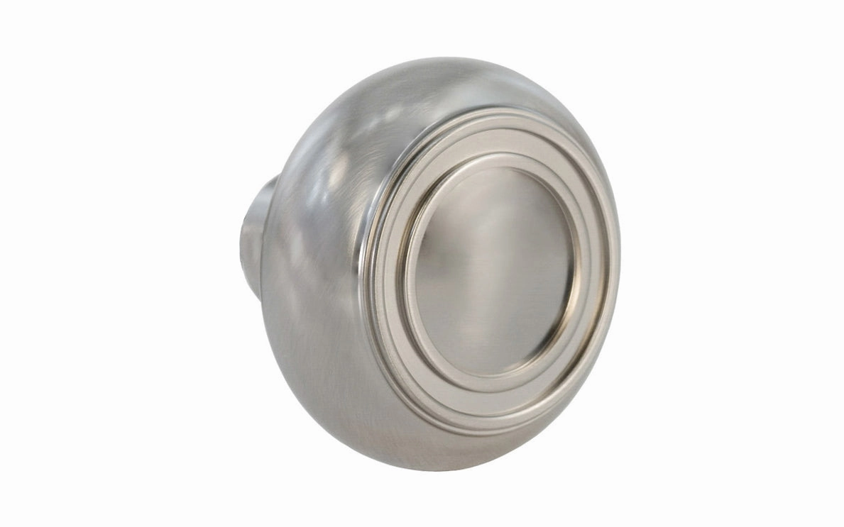 Single Solid Brass Core "Circle-Ring" Doorknob