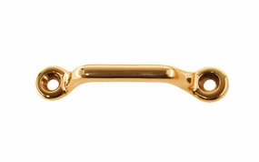 Small Solid Brass Handle ~ 2-3/8" On Centers