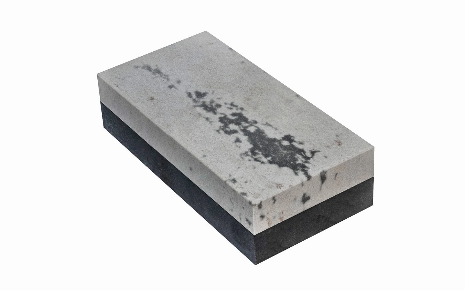 Soft/Black Hard Combination Arkansas Bench Stone with Wooden Box ~ 4" x 2"