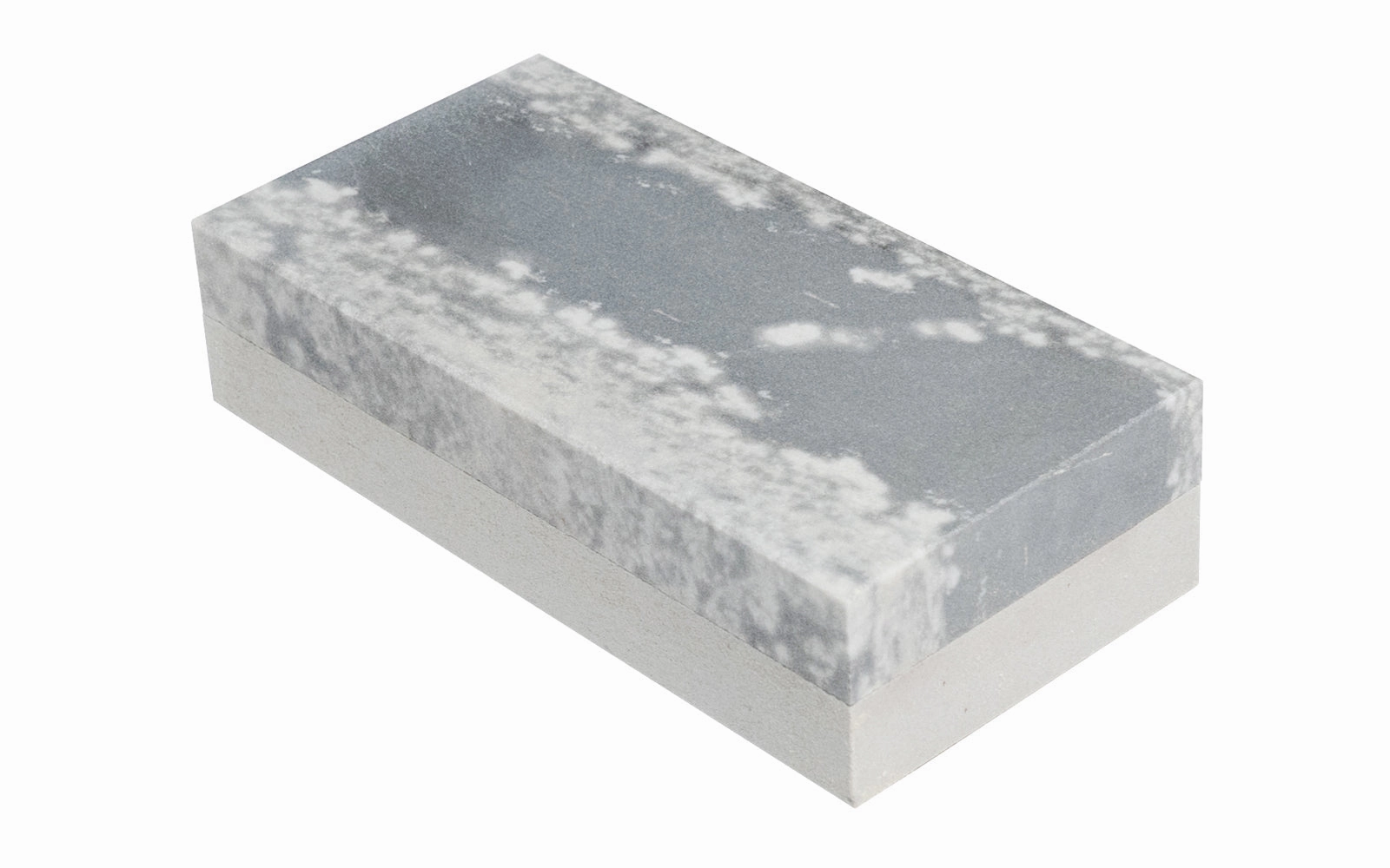 Soft/Hard Combination Arkansas Bench Stone with Wooden Box ~ 4" x 2"
