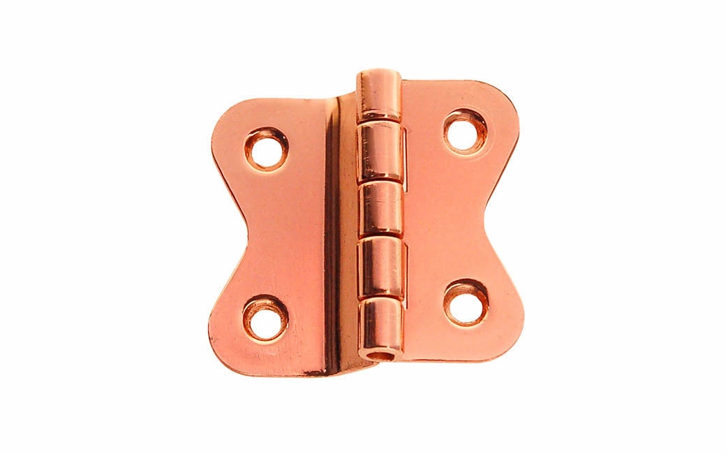 Solid Brass 3/8" Offset Butterfly Hinge ~ Small