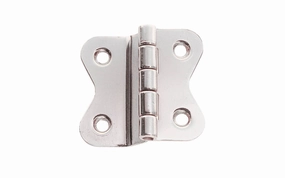 Solid Brass 3/8" Offset Butterfly Hinge ~ Small
