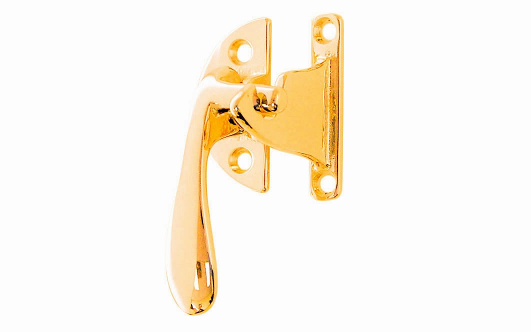 Solid Brass 3/8" Offset Latch ~ Left Hand