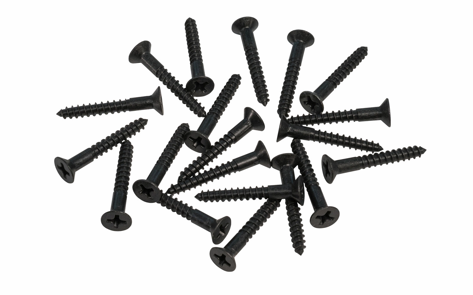 Solid Brass #7 x 1" Flat Head Phillips Wood Screws