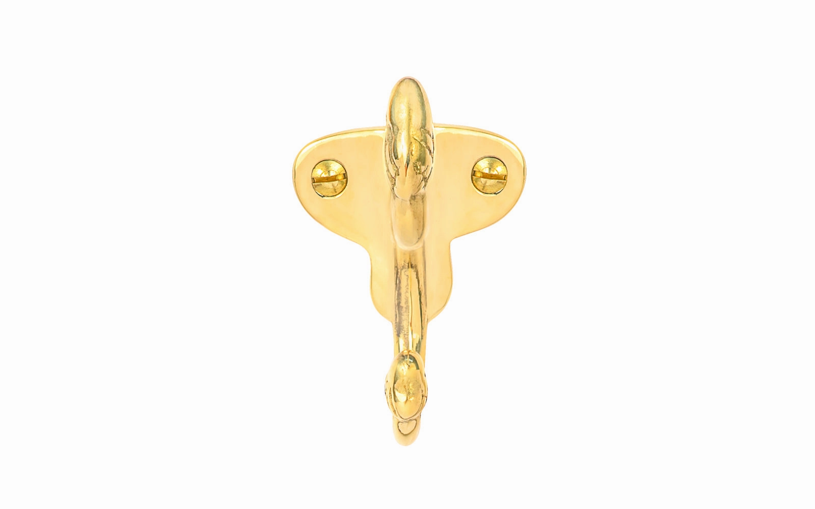 Solid Brass Acorn-Tip Hook
