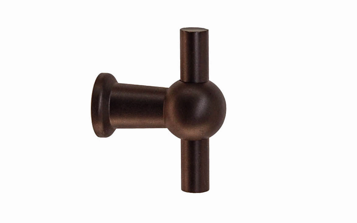 Solid Brass Ball-Style Handle ~ 1-3/4" Wide