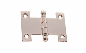 Solid Brass Ball-Tip Parliament Hinge ~ 2-1/2" x 1-3/4"