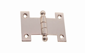 Solid Brass Ball-Tip Parliament Hinge ~ 2-1/2" x 1-3/4"