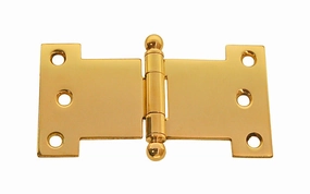 Solid Brass Ball-Tip Parliament Hinge ~ 4-1/2" x 2-1/2"