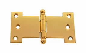 Solid Brass Ball-Tip Parliament Hinge ~ 4-1/2" x 2-1/2"