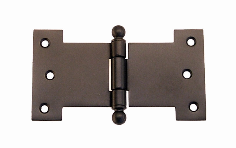 Solid Brass Ball-Tip Parliament Hinge ~ 4-1/2" x 2-1/2"