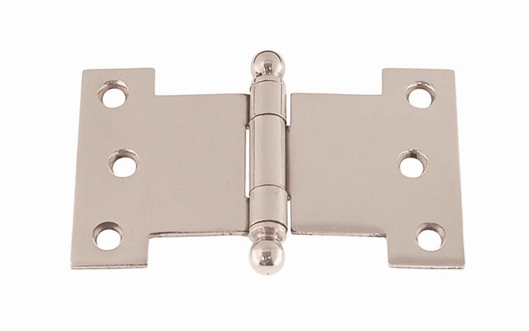 Solid Brass Ball-Tip Parliament Hinge ~ 4" x 2-1/2"