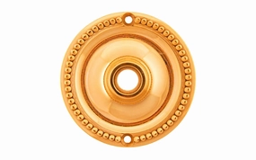 Solid Brass Beaded Rosette ~ Passage (Non-Locking)