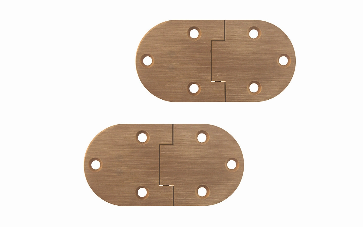 Solid Brass Butler Tray Hinges - 2-7/8" x 1-1/2"