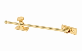 Solid Brass Casement Adjuster Stay ~ 12" Length