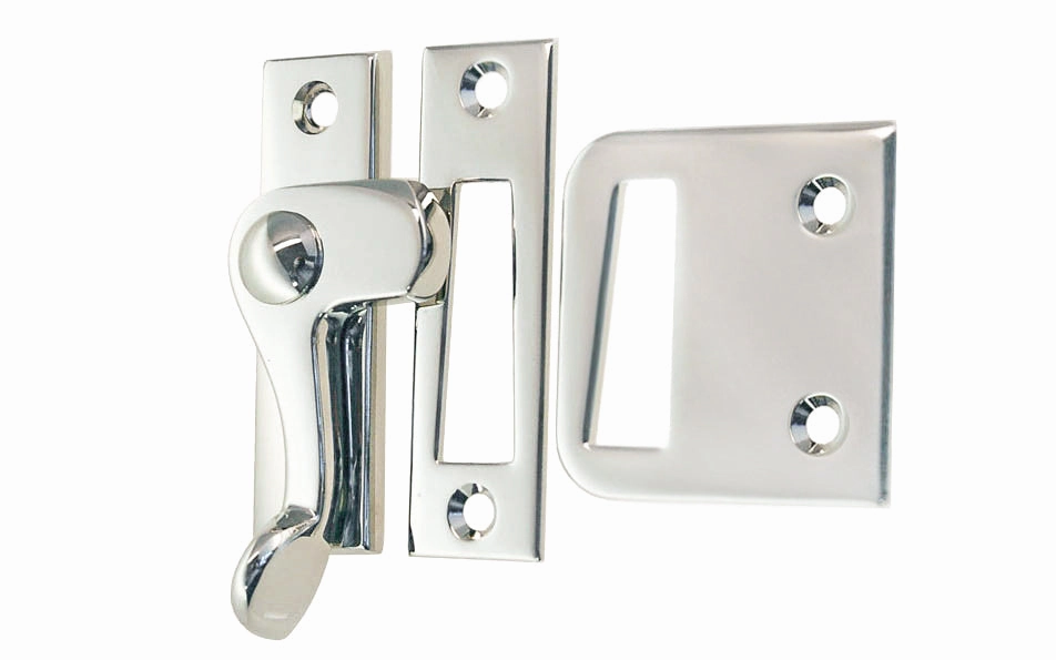 Solid Brass Casement Lever Latch ~ Left Hand
