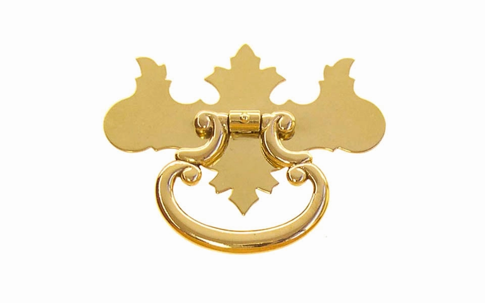 Solid Brass Chippendale Drop Pull