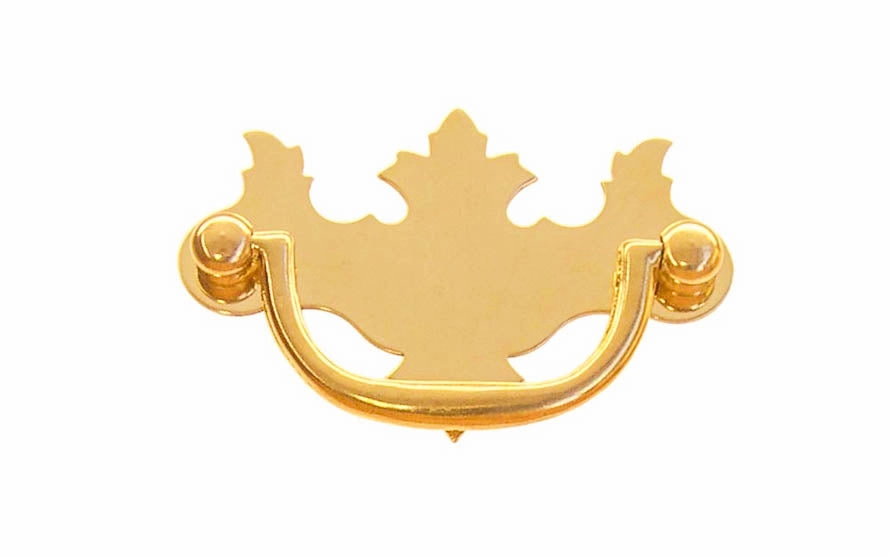 Solid Brass Chippendale Drop Pull ~ 2-1/2" On Centers