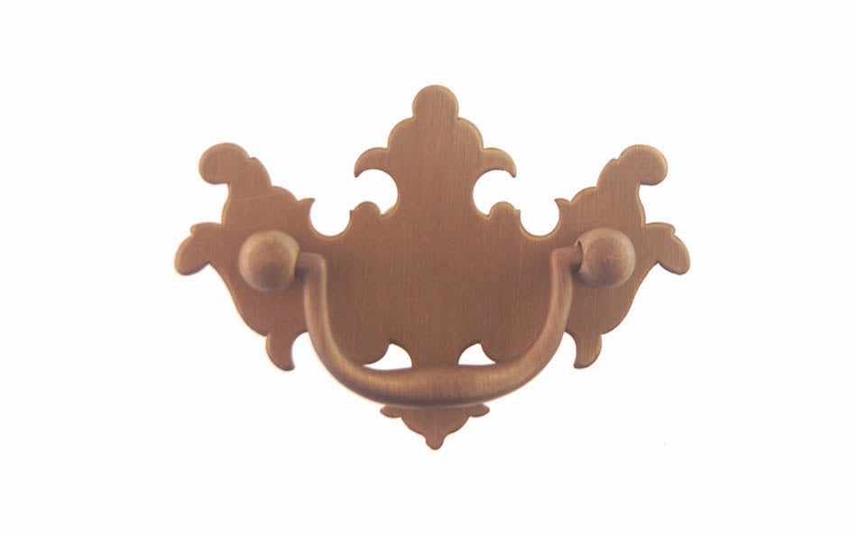 Solid Brass Chippendale Drop Pull ~ 2" On Centers