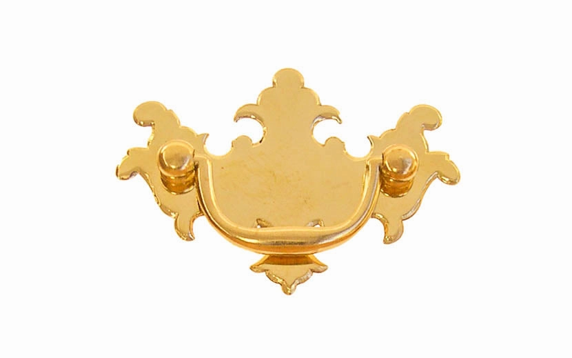 Solid Brass Chippendale Drop Pull ~ 2" On Centers