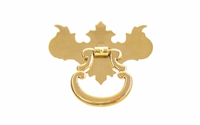Solid Brass Chippendale Drop Pull