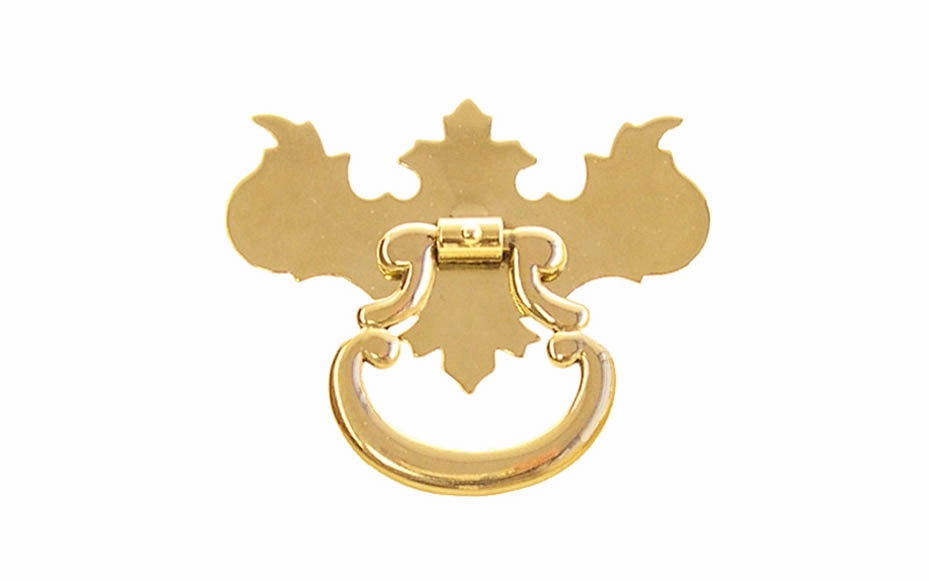Solid Brass Chippendale Drop Pull