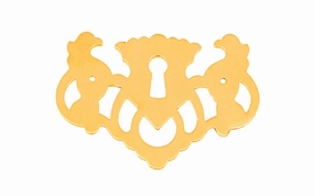 Solid Brass Chippendale Keyhole