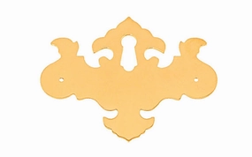 Solid Brass Chippendale Keyhole
