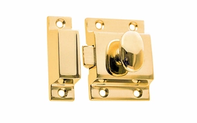 Solid Brass Cupboard Cabinet Latch ~ Large Size