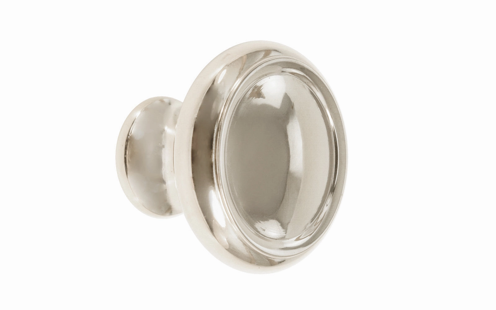 Solid Brass Dome-Style Cabinet Knob ~ 1-1/4" Diameter