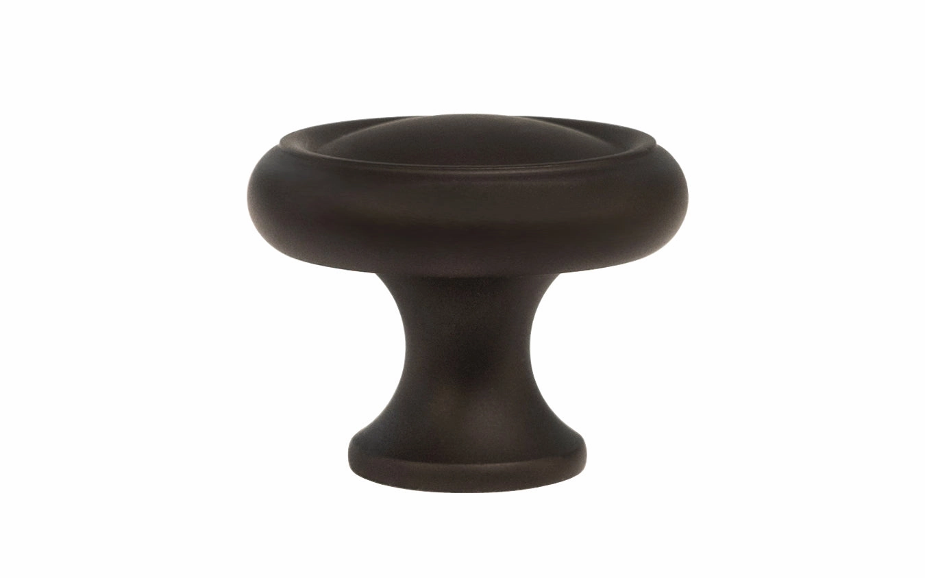 Solid Brass Dome-Style Cabinet Knob ~ 1-1/4" Diameter