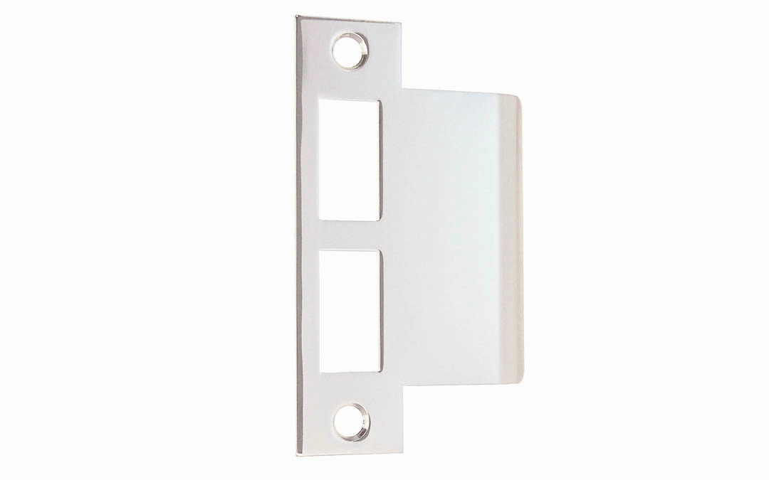 Solid Brass Door Mortise Large Lip Strike ~ 4-7/8" X 1-1/4"