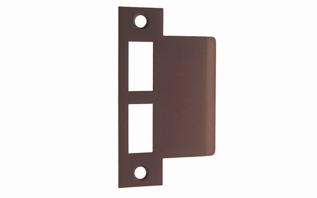 Solid Brass Door Mortise Large Lip Strike ~ 4-7/8" X 1-1/4"