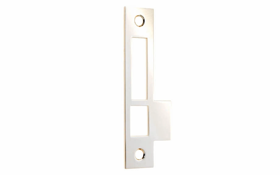 Solid Brass Door Mortise Strike ~ 4-3/8" x 1"