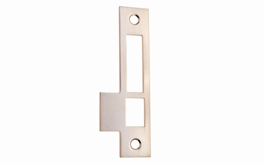 Solid Brass Door Mortise Strike ~ 4-3/8" x 1"