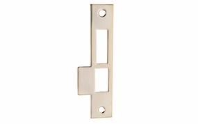 Solid Brass Door Mortise Strike ~ 6" X 1-3/16"