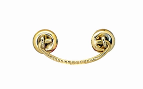 Solid Brass Drop Pull ~ 2" On Centers