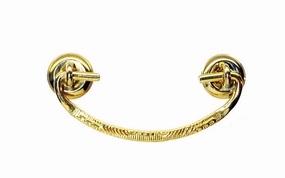 Solid Brass Drop Pull ~ 3" On Centers