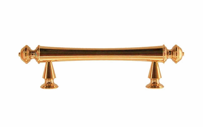 Solid Brass Elegant Handle ~ 3" On Centers