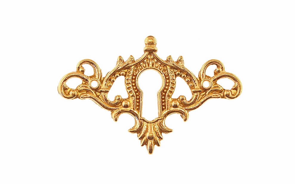 Solid Brass Elegant Keyhole