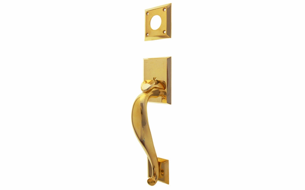 Solid Brass Entrance Door Handle