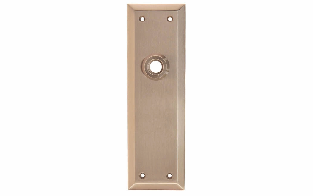 Solid Brass Escutcheon Door Plate