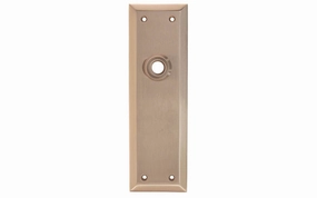 Solid Brass Escutcheon Door Plate