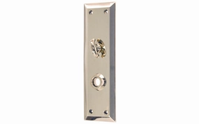 Solid Brass Escutcheon Door Plate with Thumbturn