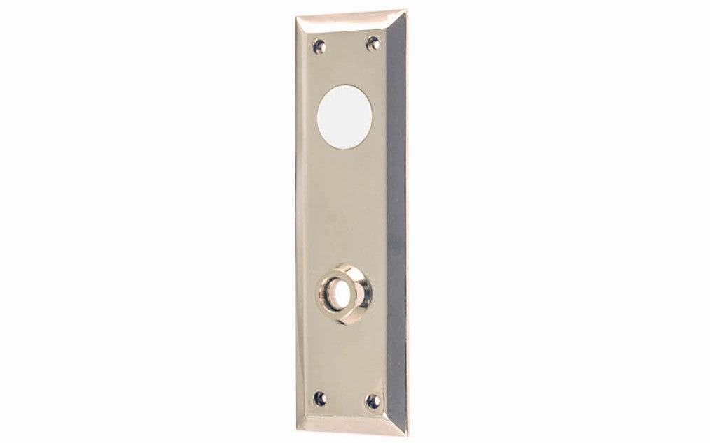 Solid Brass Escutcheon Keyway Cylinder Door Plate