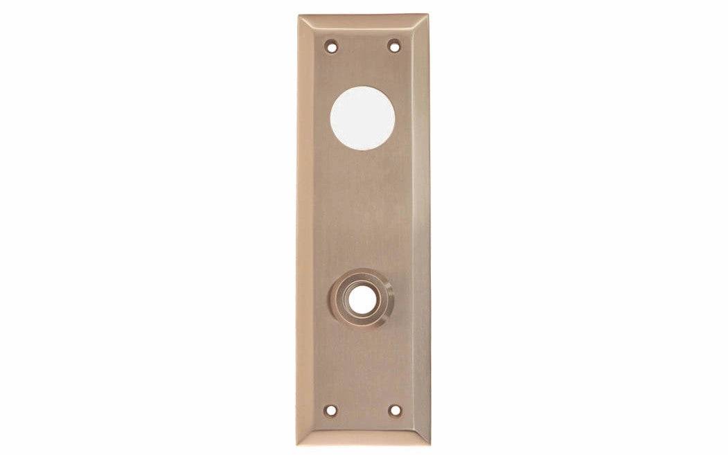 Solid Brass Escutcheon Keyway Cylinder Door Plate