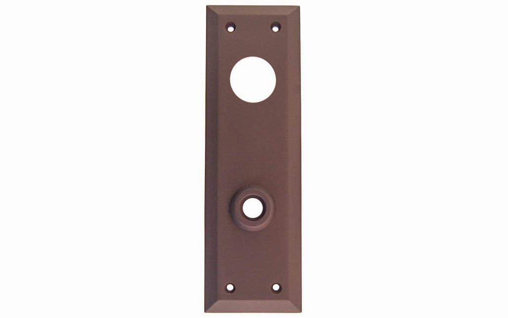 Solid Brass Escutcheon Keyway Cylinder Door Plate